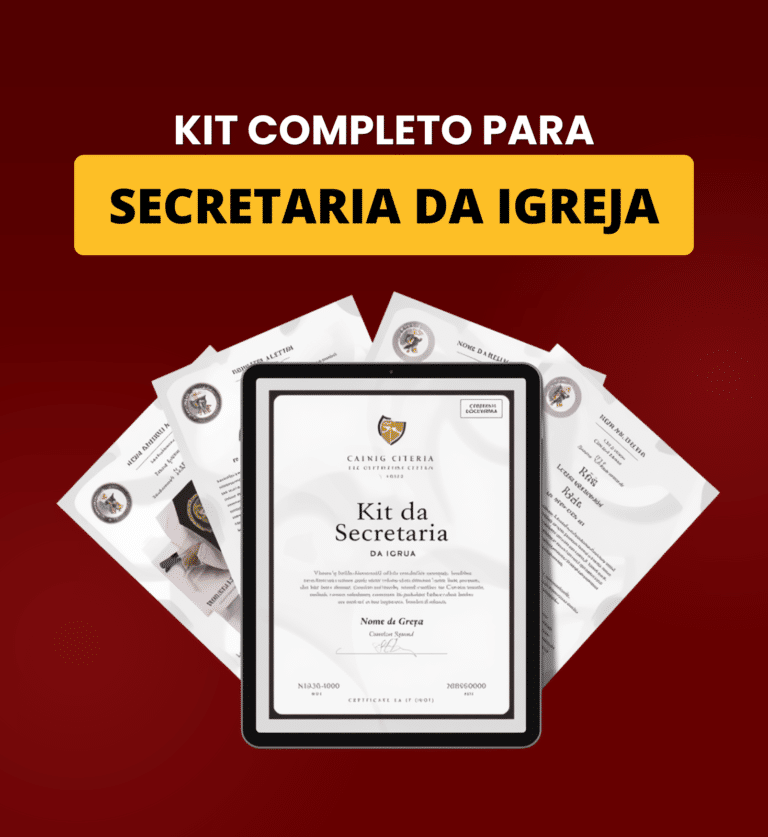 KIT DE DOCUMENTOS PARA SECRETARIA DA IGREJA 2